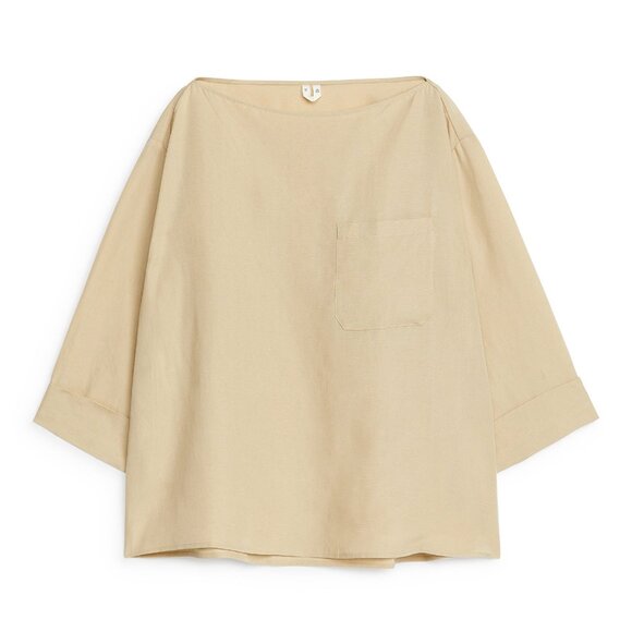 Arket Tops - ARKET Boat Neck Blouse - NWOT
